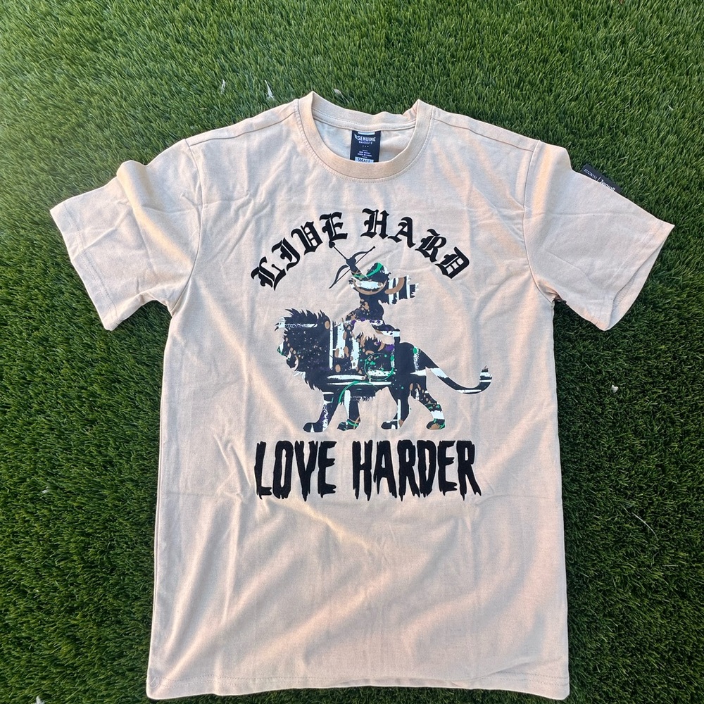 Beige Graphic T-Shirt